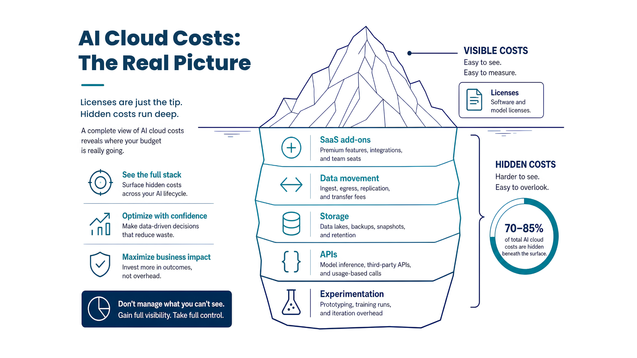 AI Cloud Costs infographic