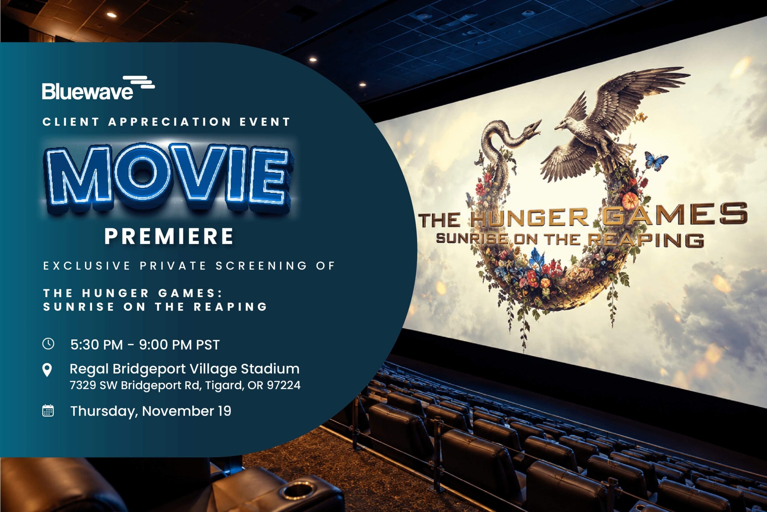 Bluewave Customer Appreciation - Movie Premiere 2026